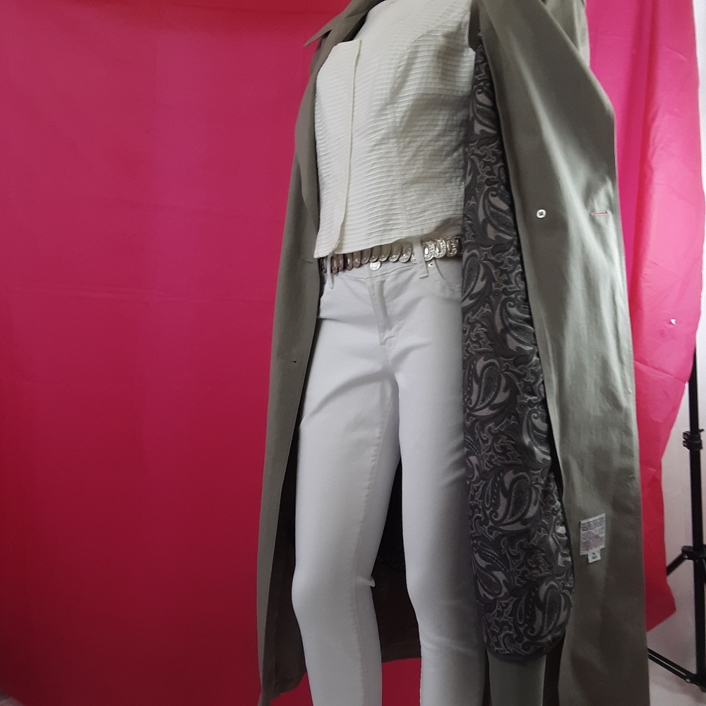 Vintage London fog - Town -trench coat in grey - Picture 5 of 15